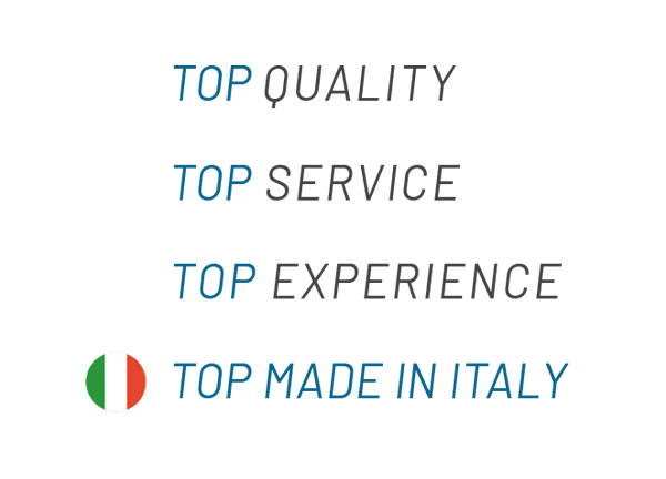 Top quality, top service, top experience